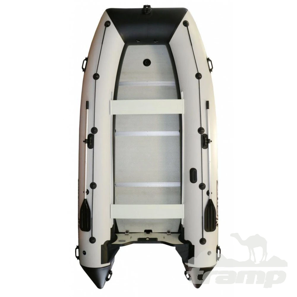 Лодки ПВХ Лодка Polar Bird 400E New Eagle Стеклокомпозит (черно-желтый)