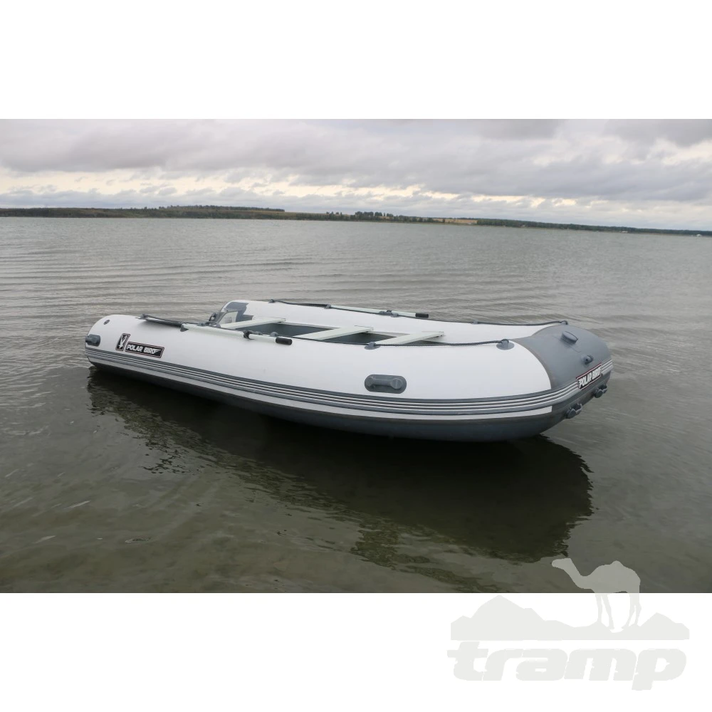 Лодки ПВХ Лодка Polar Bird 400E New Eagle Стеклокомпозит (черно-желтый)