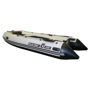 Лодка Polar Bird 400E New Eagle Стеклокомпозит (черно-желтый)