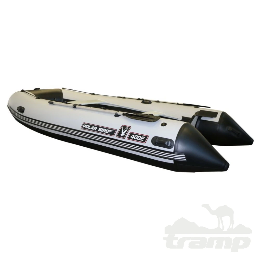 Лодки ПВХ Лодка Polar Bird 420E New Eagle Стеклокомпозит (черно-желтый)
