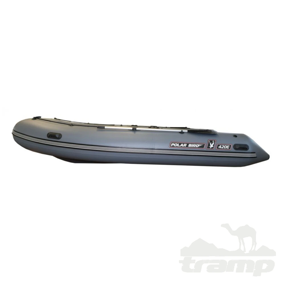 Лодки ПВХ Лодка Polar Bird 420E New Eagle Стеклокомпозит (черно-желтый)