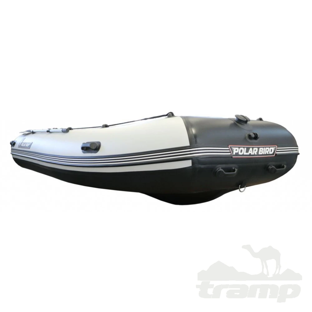 Лодки ПВХ Лодка Polar Bird 420E New Eagle Стеклокомпозит (черно-желтый)