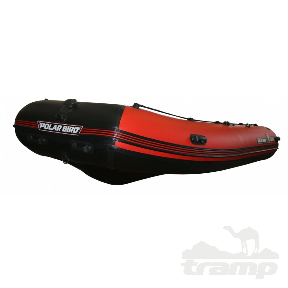 Лодки ПВХ Лодка Polar Bird 400E New Eagle Стеклокомпозит (черно-красный)