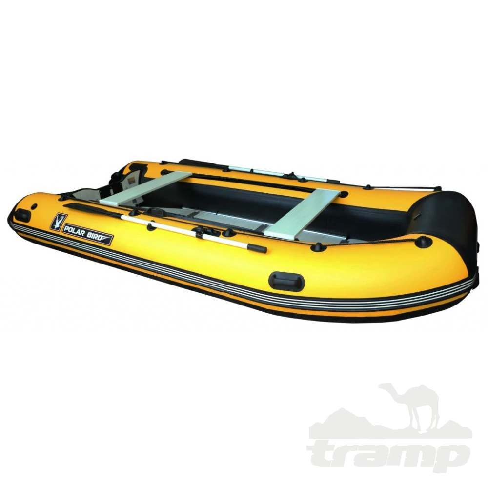 Лодки ПВХ Лодка Polar Bird 400E New Eagle Стеклокомпозит (черно-красный)