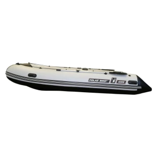 Лодка Polar Bird 400E New Eagle Стеклокомпозит (черно-красный)