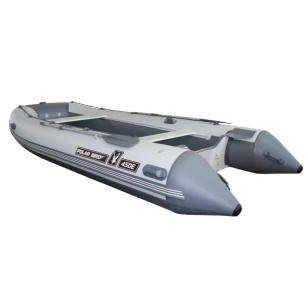 Лодка Polar Bird 400E New Eagle Стеклокомпозит (черно-красный)