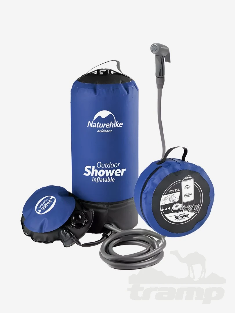 Душ туристический Портативный походный душ Naturehike PW1027 NH17L101-D | 11 литров