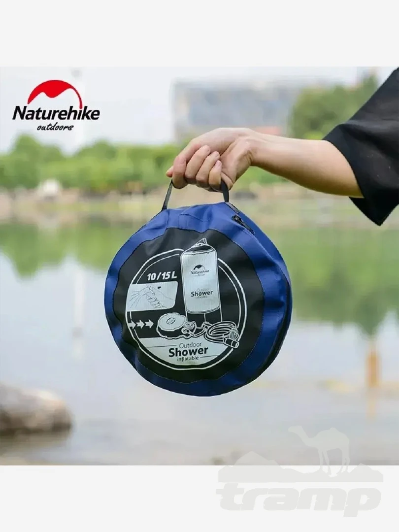 Душ туристический Портативный походный душ Naturehike PW1027 NH17L101-D | 11 литров