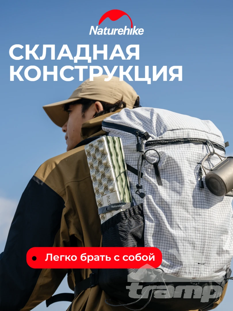 Коврики, подушки, сидушки туристические Сидушка туристическая Naturehike | Зеленая
