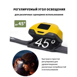 Налобный фонарь Naturehike 210 Лм | Желтый