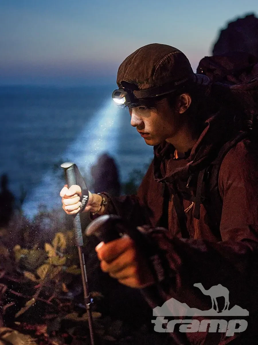 Фонари туристические Налобный фонарь Naturehike 210 Лм | Зеленый