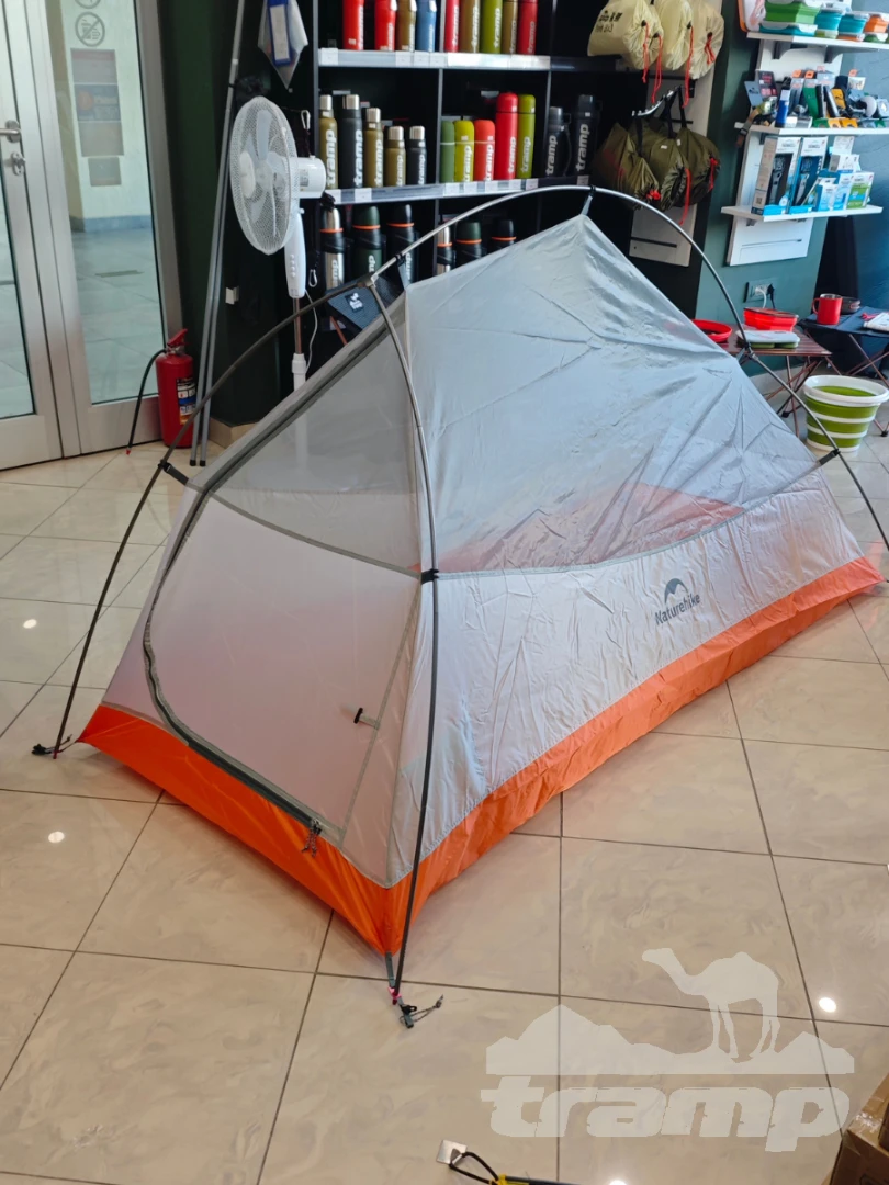 Палатки Палатка Naturehike Cloud up 1 Base 210T | Оранжевая + футпринт