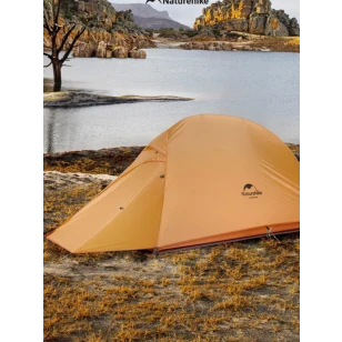 Палатка Naturehike Cloud up 1 Base 210T | Оранжевая + футпринт