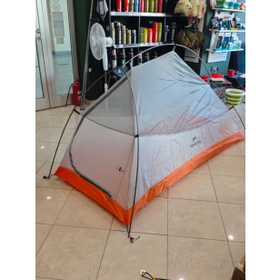 Палатка Naturehike Cloud up 1 Base 210T | Оранжевая + футпринт
