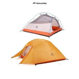 Палатка Naturehike Cloud up 3 Base 210T | Оранжевая + футпринт