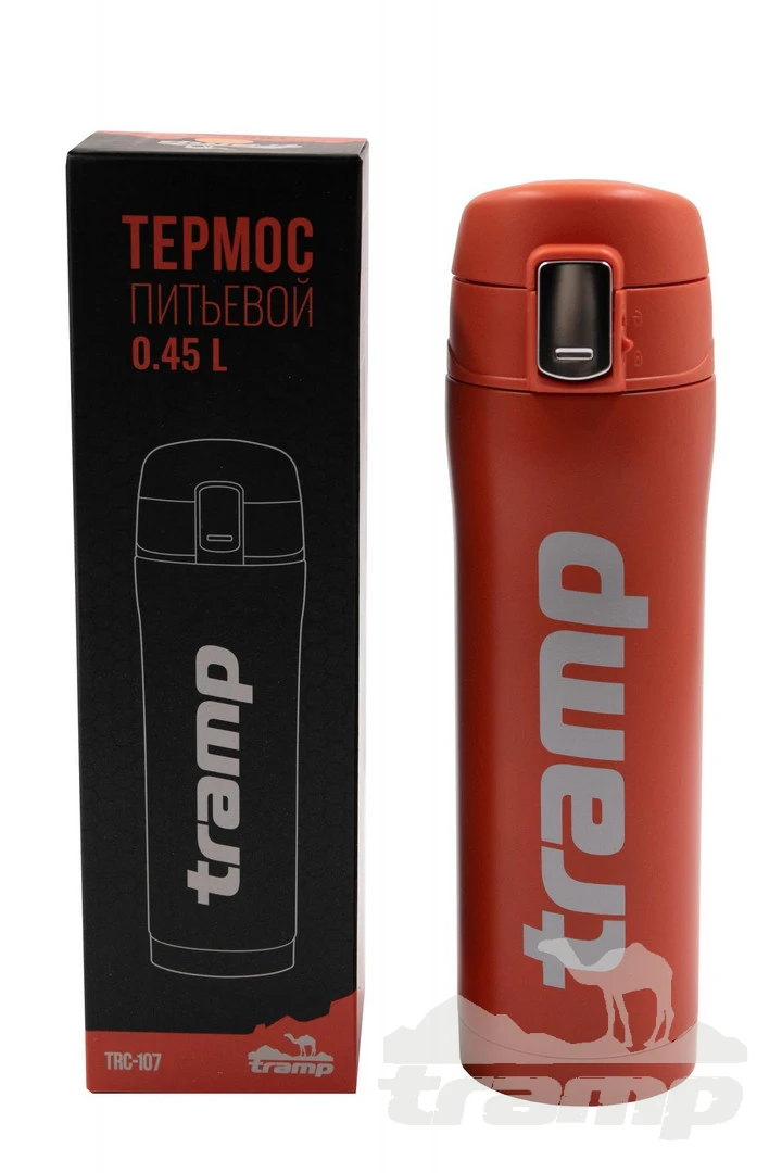 Походная посуда Термос питьевой Tramp 0,45 л оранжевый