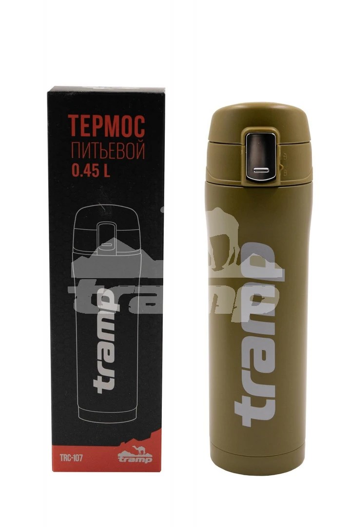 Посуда Термос питьевой Tramp 0,45 л хаки
