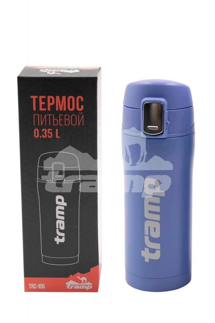 Посуда Термос питьевой Tramp 0,35 л синий
