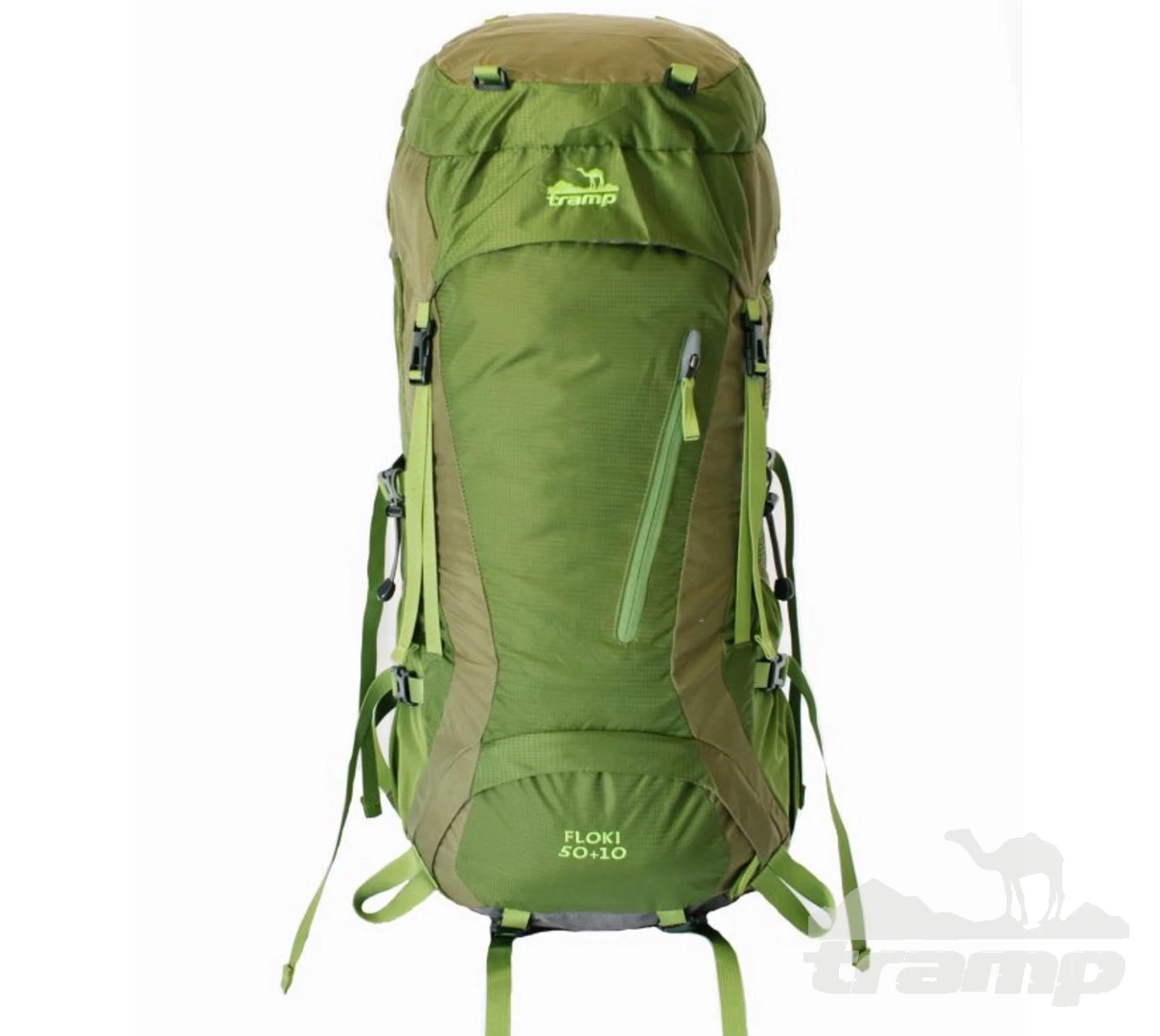 Рюкзаки Рюкзак туристический Tramp Floki 50+10 л TRP-046-oliva