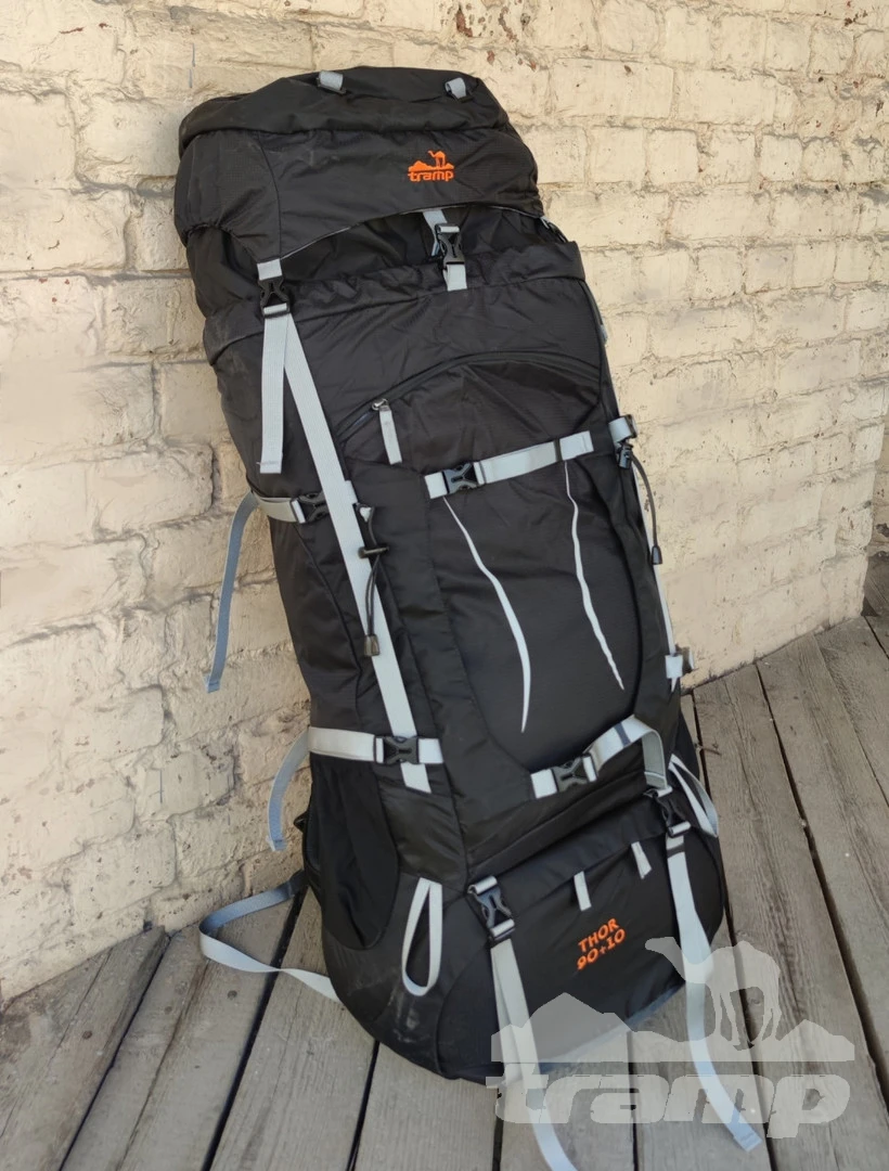 Рюкзаки Рюкзак туристический Tramp Thor 90+10 л TRP-053-black