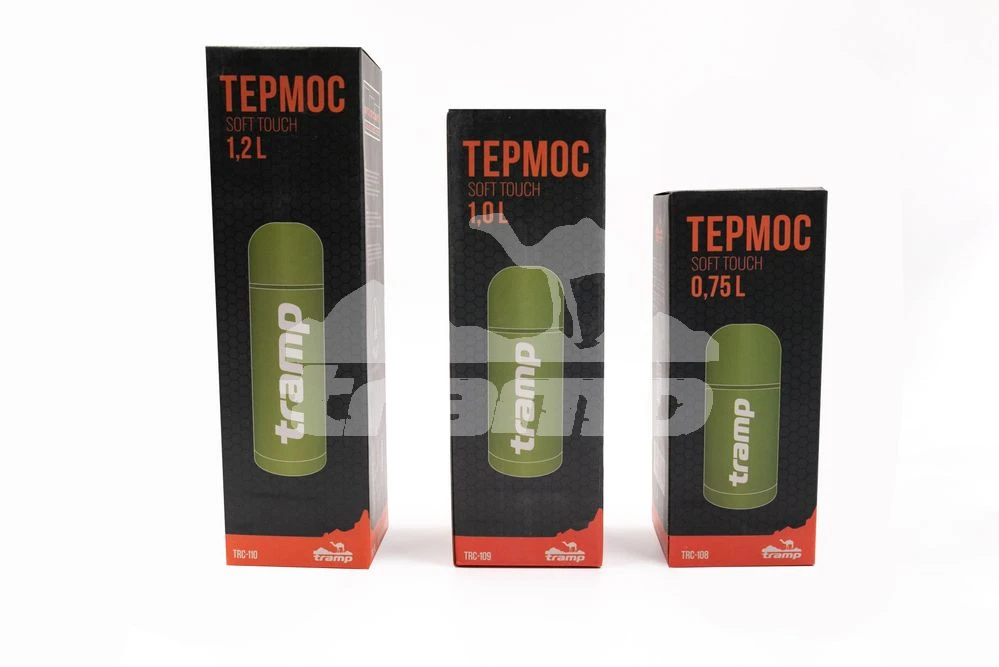 Посуда Термос Tramp Soft Touch 1.2 л оливковый