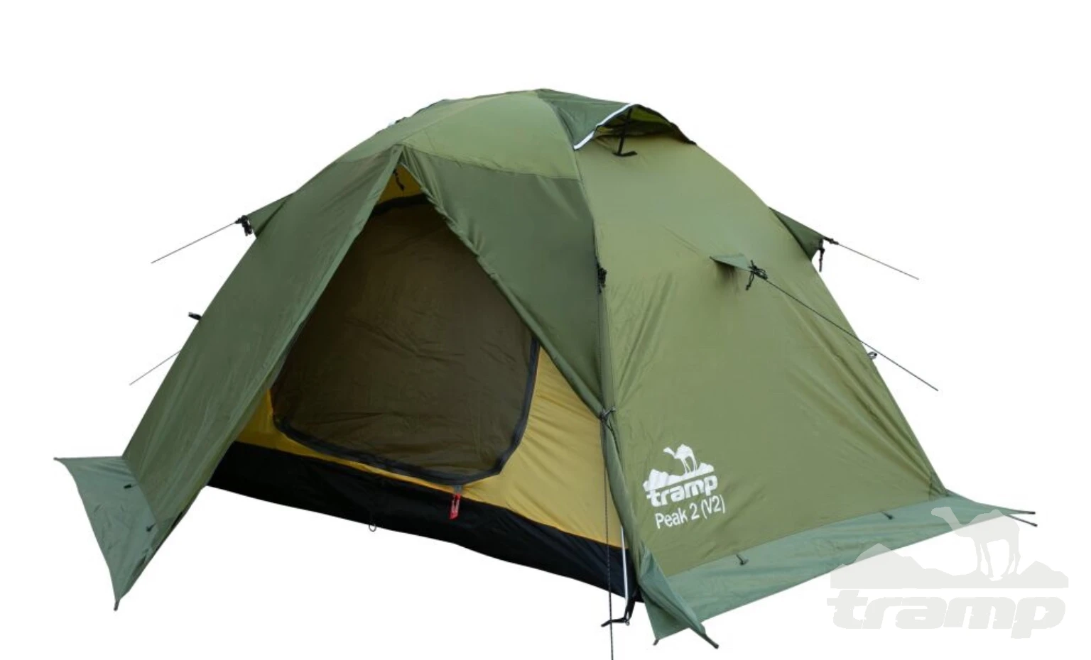 Палатки Палатка Экспедиционная Tramp Peak 2 Green (V2)