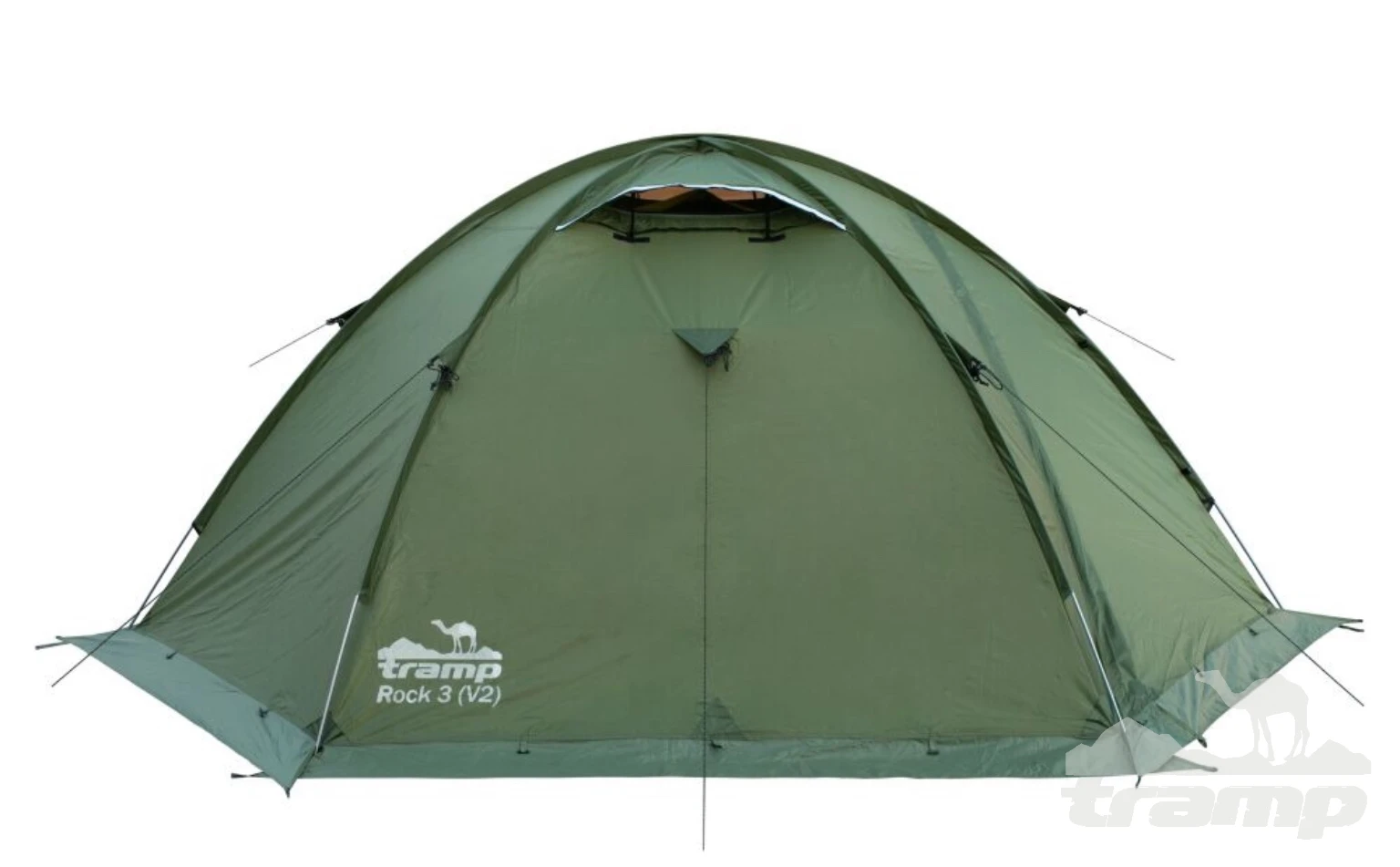Палатки Палатка Экспедиционная Tramp Rock 3 (V2)  Green