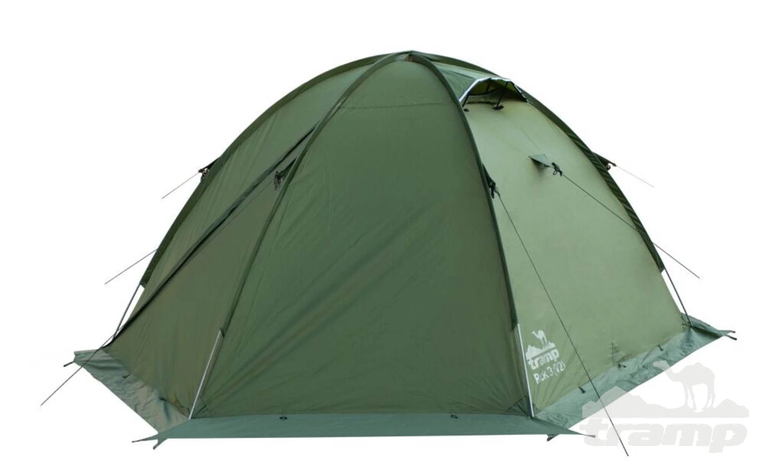 Палатки Палатка Экспедиционная Tramp Rock 3 (V2)  Green