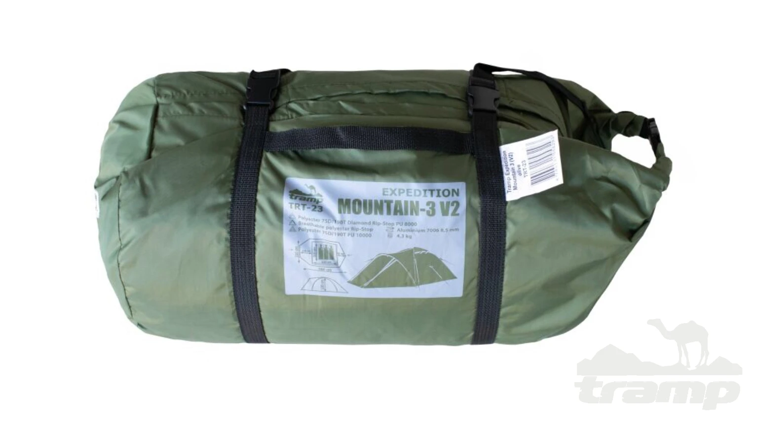 Палатки Палатка Экспедиционная Tramp Mountain 3 Green (V2)
