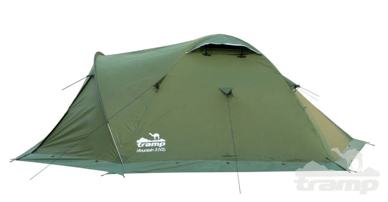 Палатки Палатка Экспедиционная Tramp Mountain 3 Green (V2)