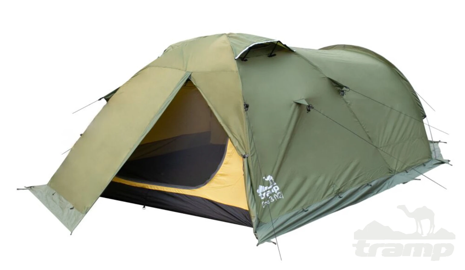 Палатки Палатка Экспедиционная Tramp Cave 3 Green (V2)