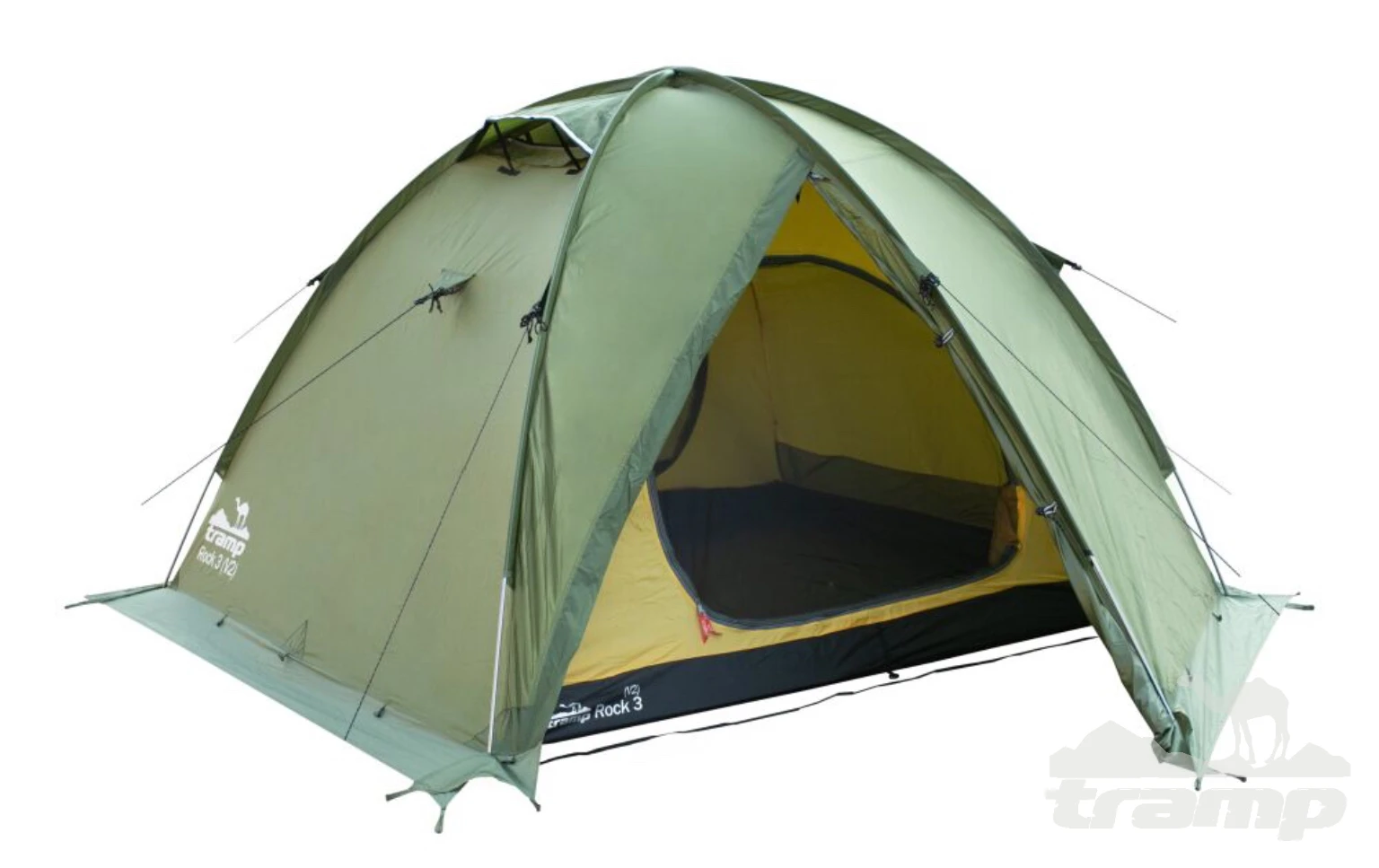 Палатки Палатка Экспедиционная Tramp Rock 4 Green (V2)