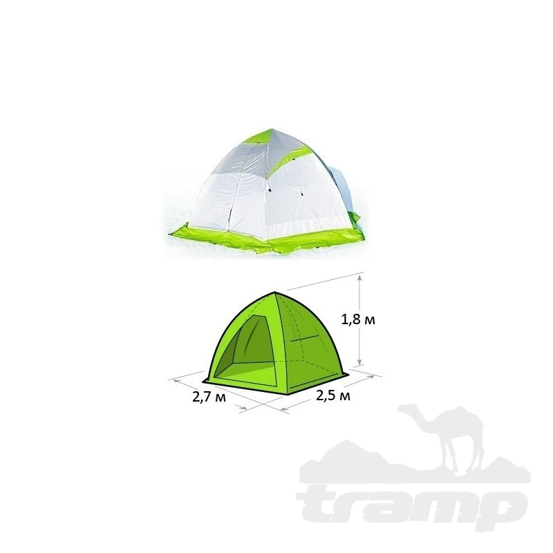 Палатки Зимняя палатка Лотос 3 Эко Оранж (270х255/180 см)