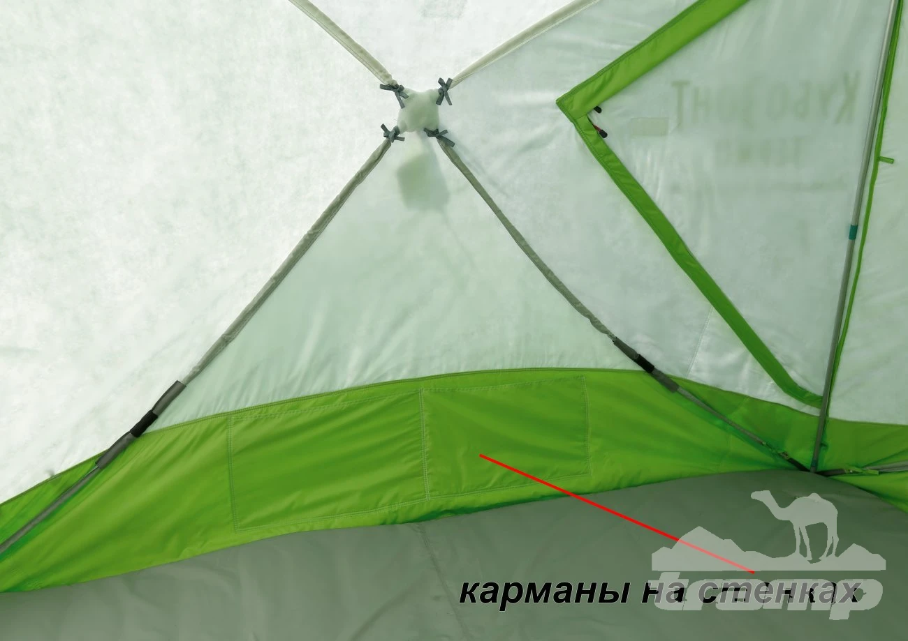 Палатки Зимняя палатка Лотос КубоЗонт 4 Классик Термо (260х260/215 см)