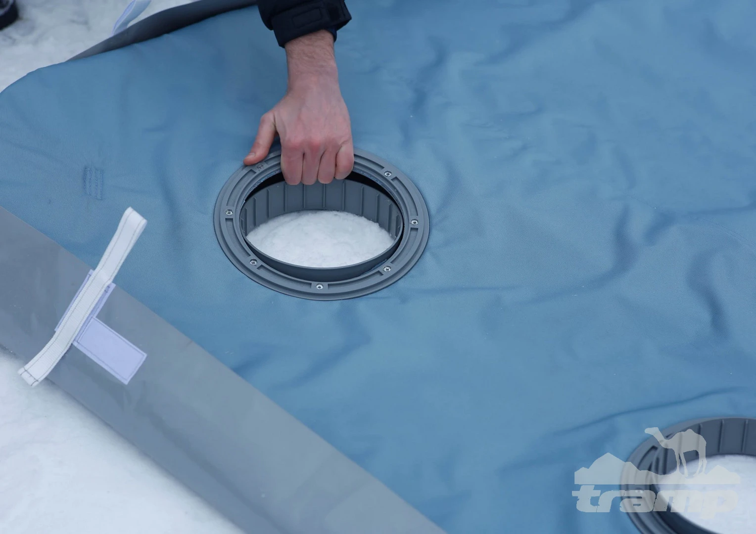 Комплектующие для палаток Дно гидро-термоизоляционное Лотос КубоЗонт 4 (260х260) с фланцами