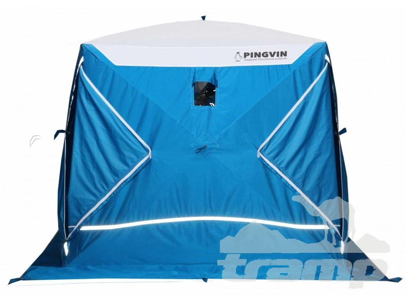 Палатки Зимняя палатка Призма Премиум STRONG (1-сл) 225*215 (бело-оранжевая)