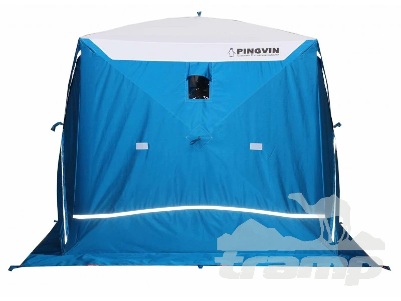 Палатки Зимняя палатка Призма Премиум STRONG (1-сл) 225*215 (бело-оранжевая)