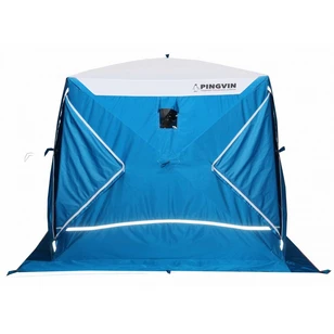 Зимняя палатка Призма Премиум STRONG (1-сл) 225*215 (бело-оранжевая)