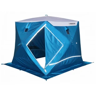 Зимняя палатка Призма Премиум STRONG (1-сл) 225*215 (бело-оранжевая)