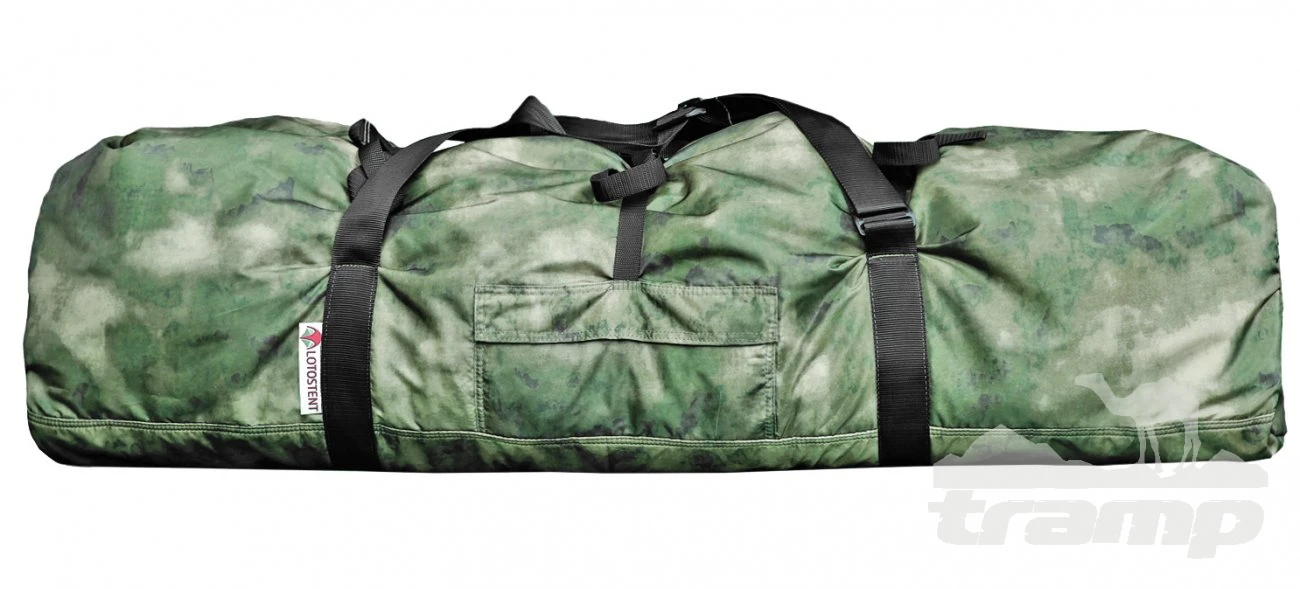 Палатки Всесезонная Универсальная палатка Лотос КубоЗонт 4-У Компакт (260х260/215 см) + Гидродно + Пол Утеплённый