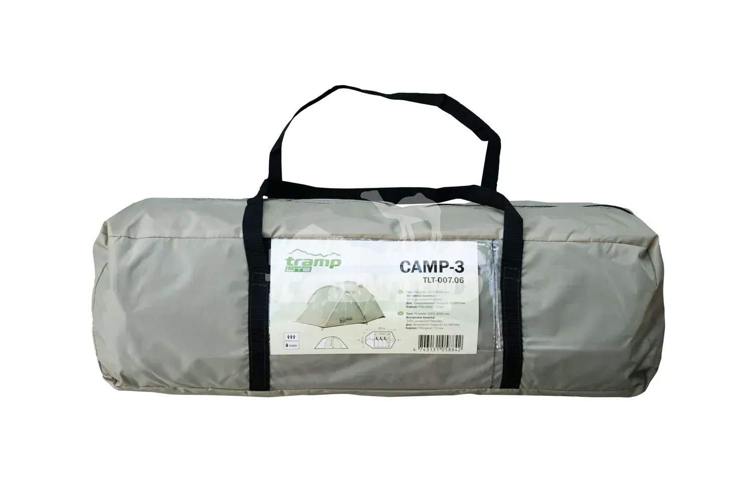 Палатки Палатка Универсальная Tramp Lite Camp 3 Sand (V2)