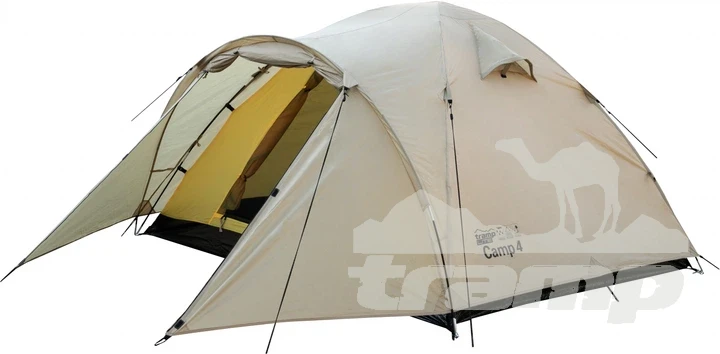 Палатки Палатка Универсальная Tramp Lite Camp 4 Sand (V2)