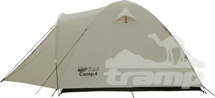 Палатки Палатка Универсальная Tramp Lite Camp 4 Sand (V2)
