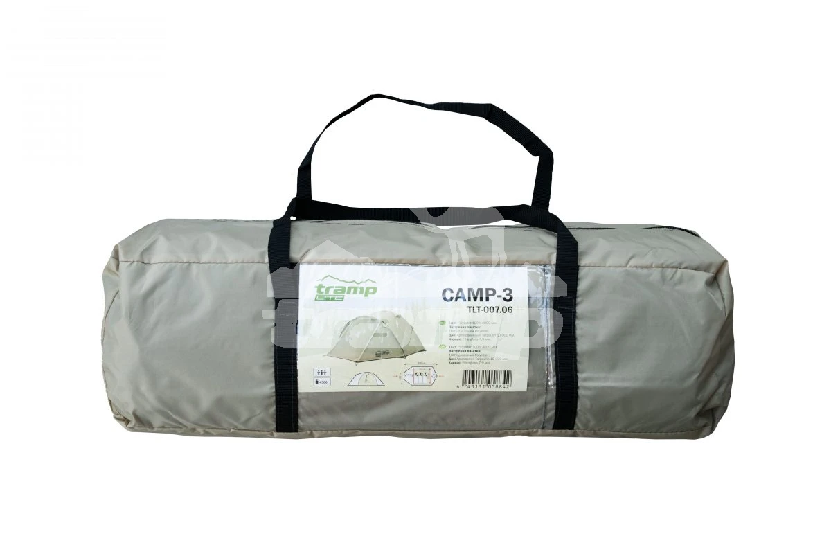 Палатки Палатка Универсальная Tramp Lite Camp 4 Sand (V2)