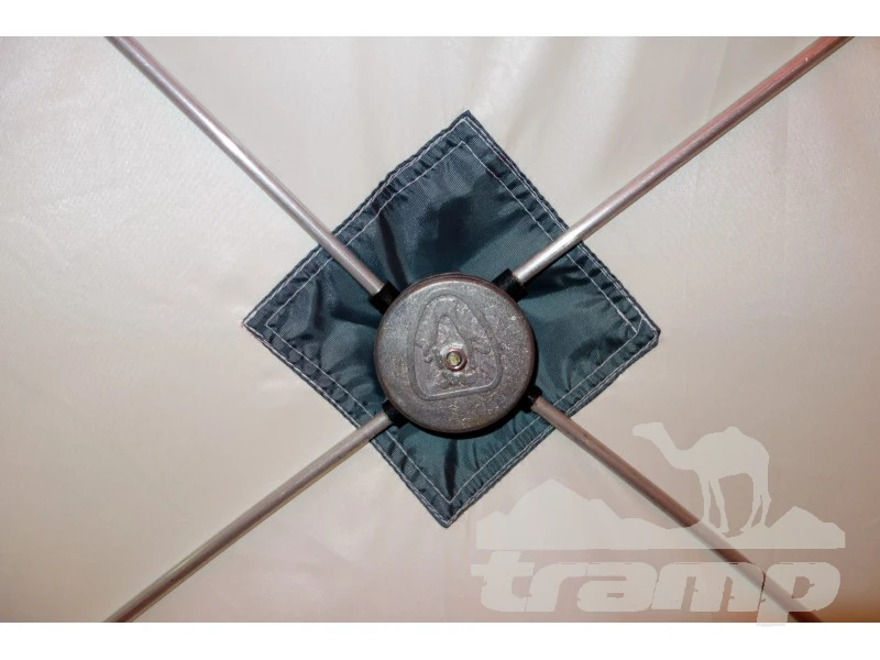 Палатки Зимняя палатка Призма (1-сл) Композит 185*185 (бело-оранжевый)