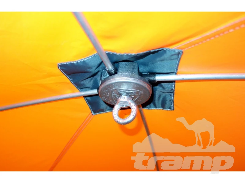 Палатки Зимняя палатка Призма (1-сл) Композит 185*185 (бело-оранжевый)