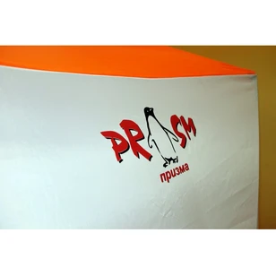 Зимняя палатка Призма (1-сл) Композит 185*185 (бело-оранжевый)