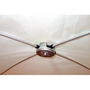 Зимняя палатка Призма (1-сл) Композит 185*185 (бело-оранжевый)