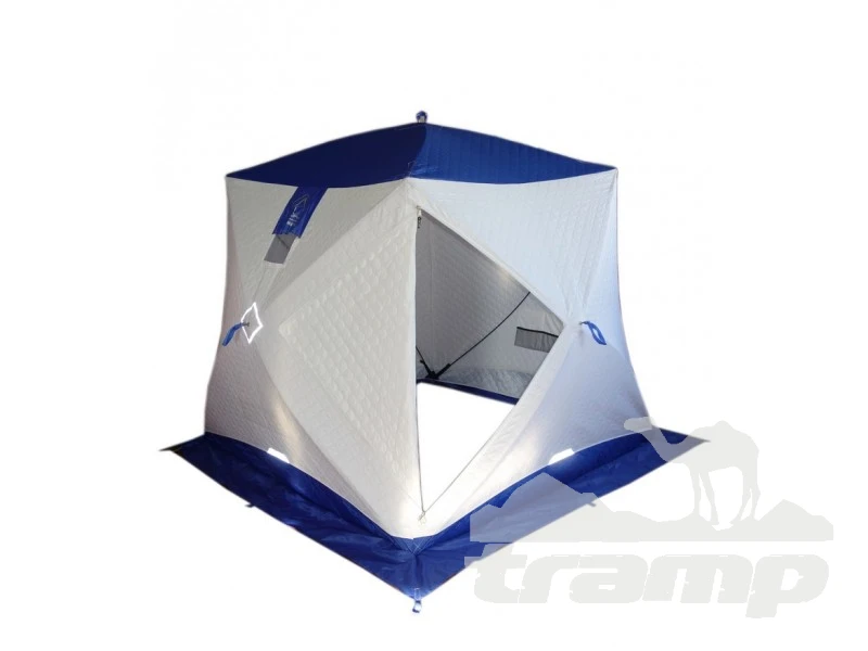 Палатки Зимняя палатка Призма Термолайт 185*185 Композит (3-сл) (бело-синий)