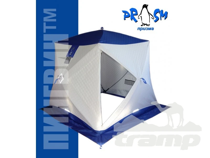 Палатки Зимняя палатка Призма Термолайт 185*185 Композит (3-сл) (бело-синий)